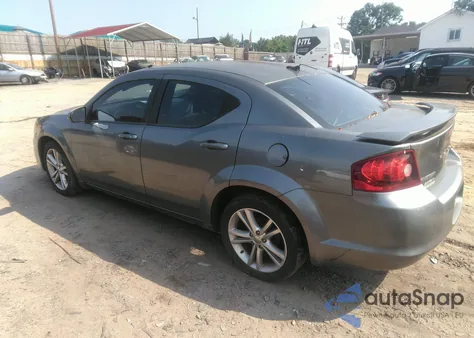 2012 Dodge Avenger Sxt from USA, damaged, VIN 1C3CDZCB3CN182940